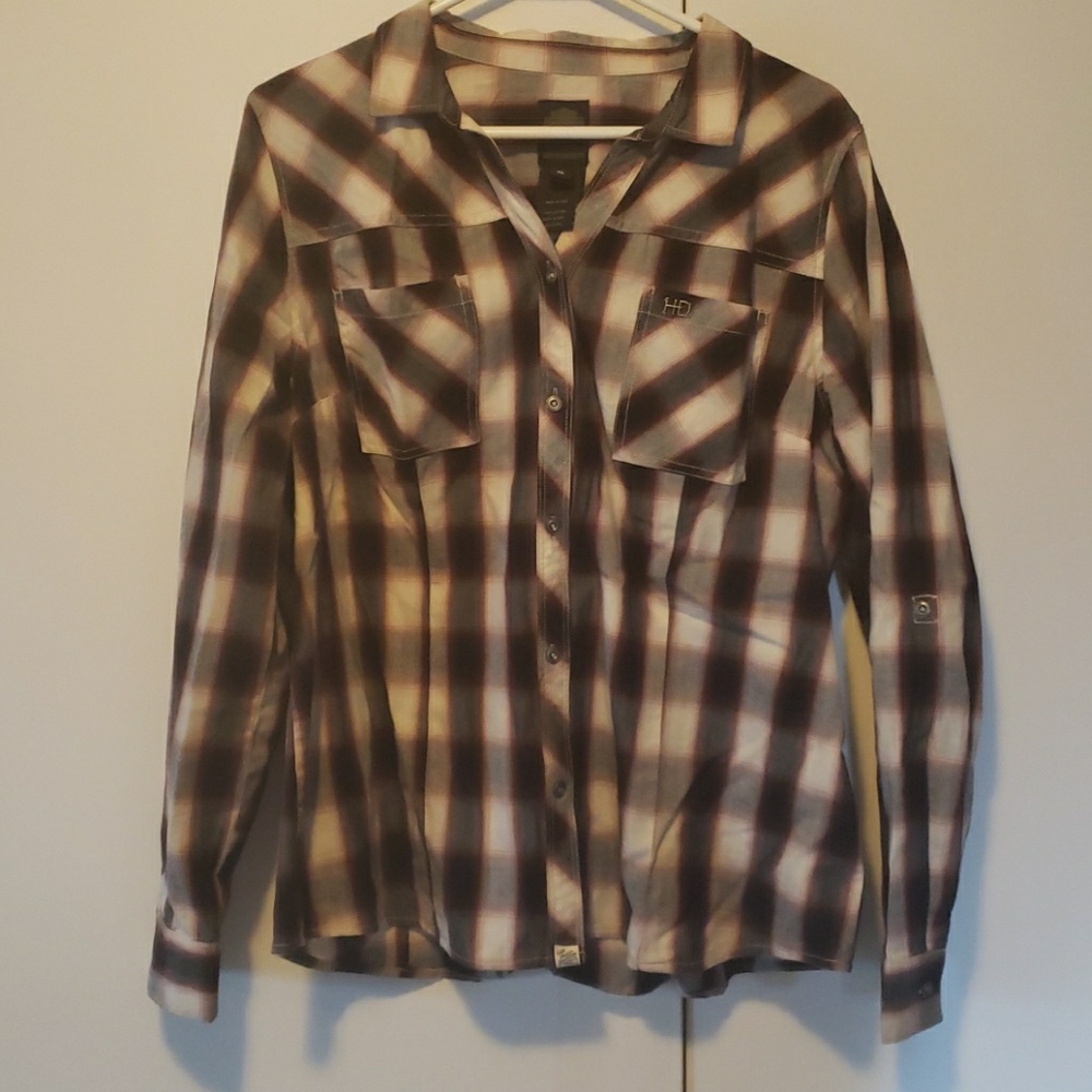 Harley Davidson button-down